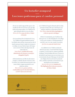 Libro Los 7 hábitos de la gente altamente efectiva 30 aniversario de Stephen R. Covey
