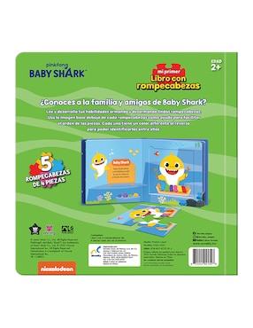 Libro con rompecabezas Baby Shark de Novelty