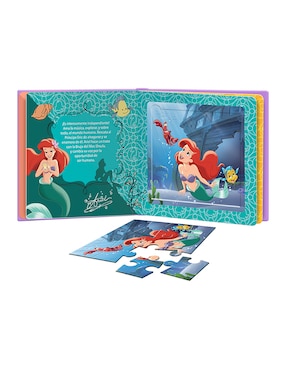 Libro con rompecabezas princesas de Novelty