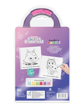 Libro Cuentos y acuarelas Gabby´s Dollhouse de Novelty