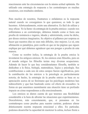 Estoicismo Para Tu Día A Día de William B. Irvine