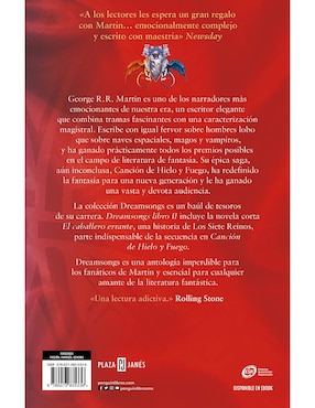 Libro Dreamsongs II (AUTOBIOGRAFIA LITERARIA I de George R. Martin