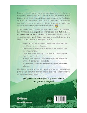 Libro Rico El Que Lo Lea de Luis Mi Negocios