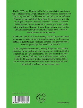 Libro El Crepusculo del Mundo de Werner Herzog