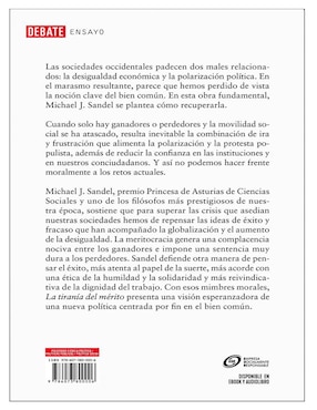 La tiranía del mérito de Michael J. Sandel