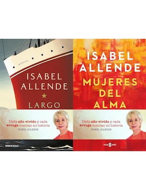 Set De 2 Libros Mujeres Del Alma Mía Y Largo Pétalo Del Mar De Isabel Allende