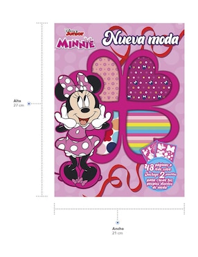 Libro para Colorear Disney Junior Minnie Mouse 48 Páginas con Actividades de Great Moments Publishing