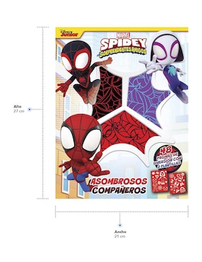 Libro para colorear Disney Junior Spidey y Sus Sorprendentes Amigos 48 Páginas Con Actividades de Great Moments Publishing