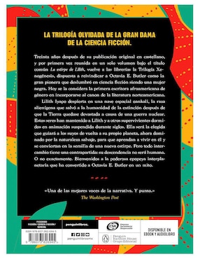 La estirpe de Lilith de Octavia E. Butler