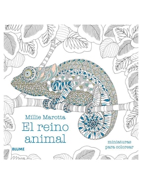 El Reino Animal: Miniaturas Para Colorear De Millie Marotta