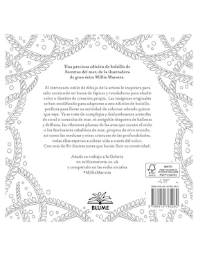 Secretos Del Mar: Miniaturas para Colorear de Millie Marotta