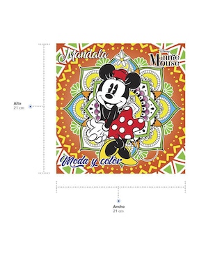 Libro para Colorear Mandalas Minnie Mouse Versión 1 de Great Moments Publishing