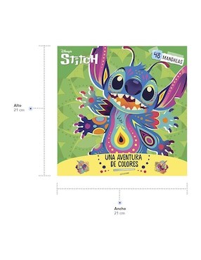 Libro para Colorear Mandalas Disney Stitch Versión 2 de Great Moments Publishing