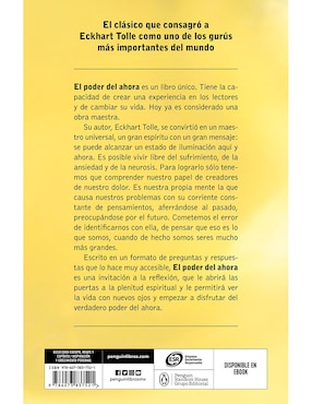 Libro El Poder del Ahora de Eckhart Tolle