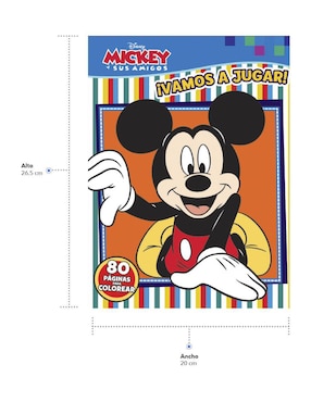 Libro para colorear Disney Mickey y Sus Amigos de Great Moments Publishing