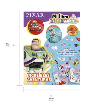 Libro infantil didáctico con actividades Pixar Versión 2 de Great Moments Publishing