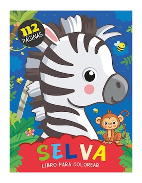 Libro Para Colorear Infantil Selva De Great Moments Publishing