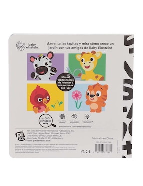 Libro Baby Einstein Levanta y ¡Sorpresa! Descubre un Jardín de Varios