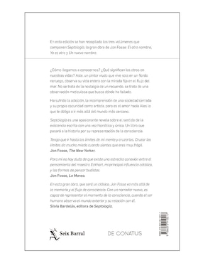 Libro Septologia de Jon Fosse