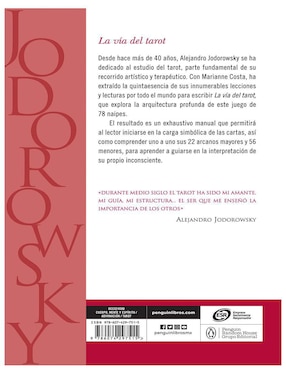 Libro La vía del Tarot de Alejandro Jodorowsky