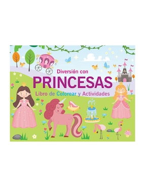 Libro De Colorear Y Actividades Diversión Con Princesas De Great Moments Publishing