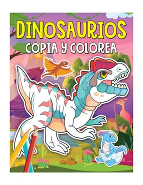 Libro Para Colorear: Dinosaurios Copia Y Colorea De Great Moments Publishing