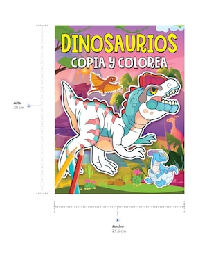 Libro para colorear: Dinosaurios Copia y Colorea de Great Moments Publishing