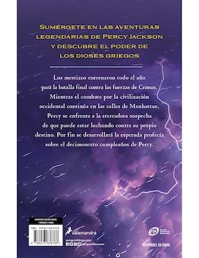 Libro El Último Heroe del Olimpo Percy Jackson de Rick Riordan