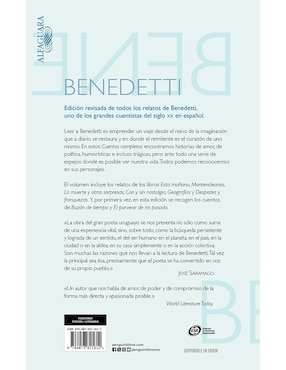 Libro Cuentos Completos de Mario Benedetti