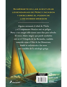 Libro El Mar de los Monstruos II: Percy Jackson de Rick Riordan