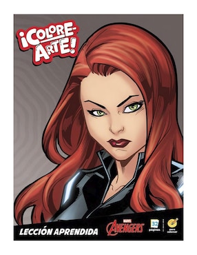 Disney ¡Colore-arte! Libro Para Colorear Marvel Avengers Black Widow Versión 2