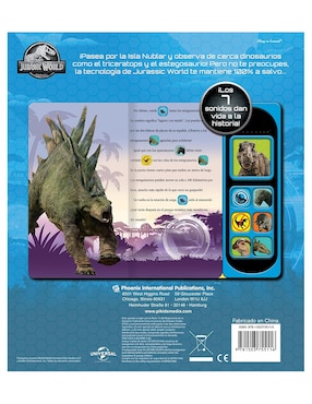Libro Rueda con los dinosaurios de Jurassic World