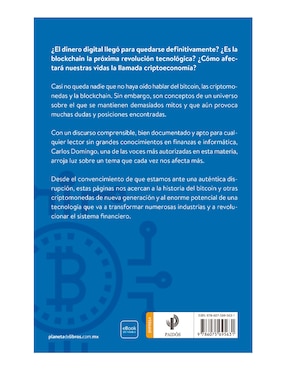Libro Todo lo que querías saber sobre bitcoin, criptomonedas de Carlos Domingo