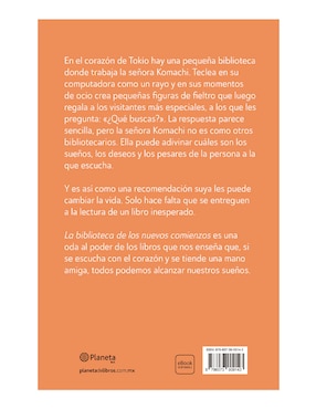 Libro La biblioteca de los nuevos comienzos de Michiko Aoyama