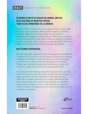 Libro La Ola que Viene de Mustafa Suleyman / Michael Bhaskar