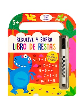 Resuelve Y Borra Libro De Restas De Silver Dolphin