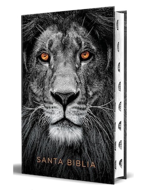Libro Biblia Reina Valera con Imagenes Portada León de Reina Valera Revisada 1960