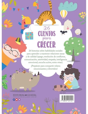 Libro 26 Cuentos para Crecer de Editorial Guadal