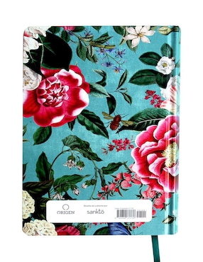 Libro Biblia RVR 1960 letra grande, manual, tapa dura jardín de flores de Reina Valera