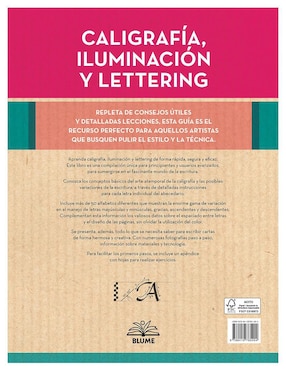 Libro Caligrafía, Iluminación y Lettering Guía Completa de Dibujo Blume