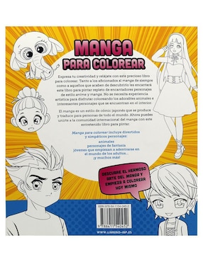 Libro Manga para Colorear