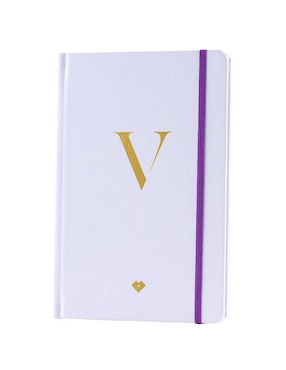 Libreta Luckyly rayada y blanca