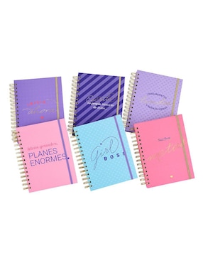 Cuaderno Luckyly rayada