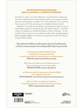 Libro La Riqueza que el Dinero no Puede Comprar de Robin Sharma