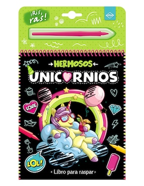 Hermosos Unicornios: Libro Para Raspar Lexus