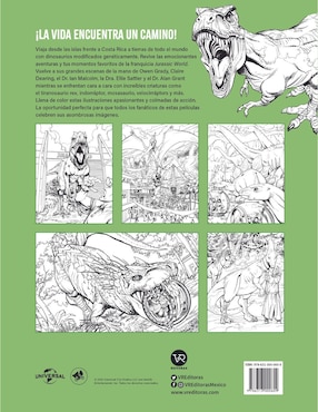 Libro Jurassic World El Libro Oficial para colorear de Insight Editions