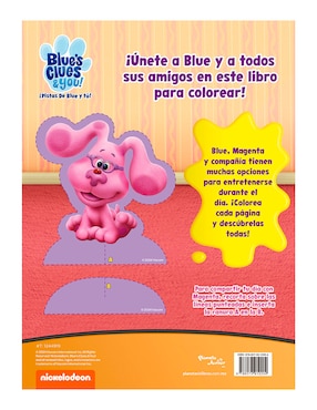 Libro Las Pistas De Blue Y Tu Colores Al Maximo de Nickelodeon