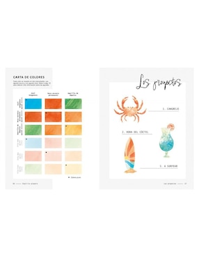 Libro Acuarelas en 3 Colores de Katie Putt