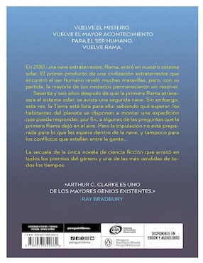 Libro Rama II de Arthur C. Clarke