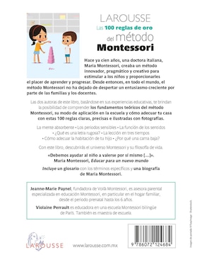 Libro Las 100 Reglas de Oro del Método Montessori de Jeanne Marie Paynel